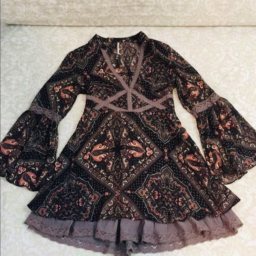 Free People Moonlight Bay Print Dress - Picture 4 of 5